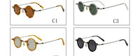 Nouvelle version chaude mode KM200 plaque d'acide acétique cadre rond Taiko rétro noir tortoisesbill lunettes de soleil polarisées
