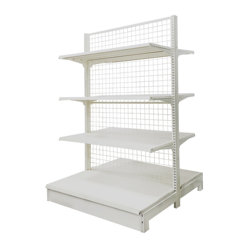 Wholesale Steel Supermarket Shelves Single Double