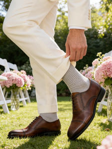 Chaussures habillées pour homme en cuir de vache véritable faites à la main de haute qualité Chaussures de cérémonie italiennes d'été Chaussures habillées Oxford pour homme - Product Image 6