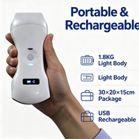 Système d'échographie vétérinaire portable couleur Doppler WiFi SKYWARD, Classe II, CCC, 1000 images par seconde, profondeur de 305 mm, intégré