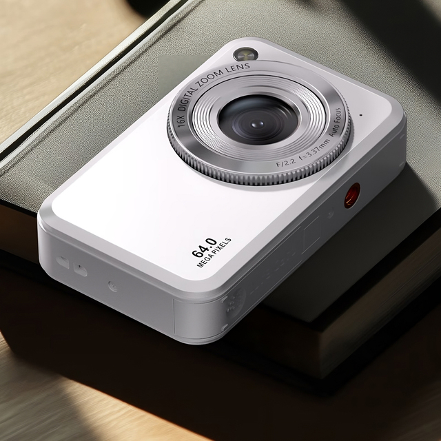 Hot-Selling 4K Dual Camera Mirrorless Compact 2"-3" Screen Image Stabilized Selfie Vlog Camera Kids' First Photography Learning