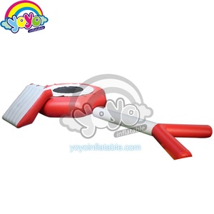 Trampolín Acuático Inflable Novedoso con Escalera Lateral, Material de PVC de 0.9 mm de Grosor, Impresión de Patrón Personalizado para Recreación Acuática - Product Image 3