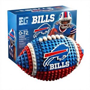 Puzzle de la série Rugby, pièces à assembler, jouet de style américain pour les fans, blocs de construction en plastique ABS, ensemble d'assemblage unisexe - Product Image 1