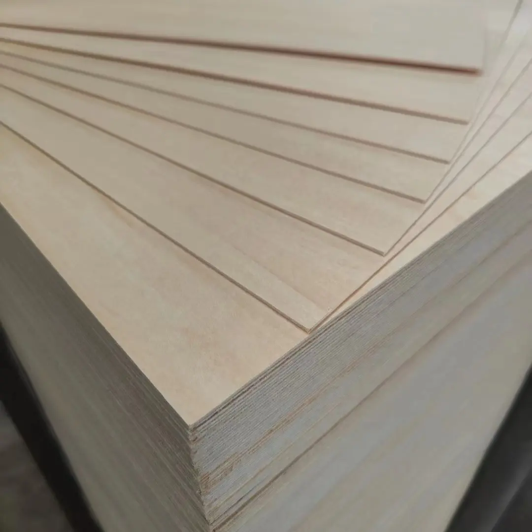 3mm 5mm 12mm 15mm 18mm Basswood Birch Plywood Product and Laser Cutting Plywood for Toy & Gifts