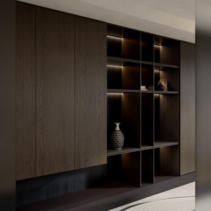 Mueble de TV de Madera Estilo Europeo Vintage para Sala de Estar, Diseño Clásico, Tamaño Personalizado, OEM para Casa de Lujo, Proyecto <span class=keywords><strong>Colombia</strong></span> Villa - Product Image 6