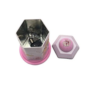 Caja de Música de Hojalata Giratoria con Cilindro Musical, Diseño Personalizado, Recuerdo Musical, Lata de Hojalata para Joyas - Product Image 5