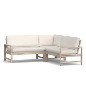 Ensemble de meubles de jardin en teck résistant aux UV, imperméable, moderne, pour villa extérieure - Product Image 1