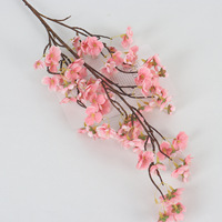 Produsen Dekorasi Pintu Masuk Ruang Tamu Hotel Rumah, Cabang Bunga Sakura Jari Cantik dari Sutra Buatan Gaya Nordik