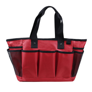 Garden <b>Tool</b> <b>Bag</b> Oxford Cloth Portable Double Handle 10-14 Pockets For Outdoor Use - Product Image 4