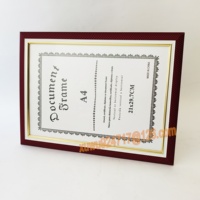 Cadre Photo pour documents PS, cadre Photo en plastique PS multi-styles avec plexiglas en verre, prix bas