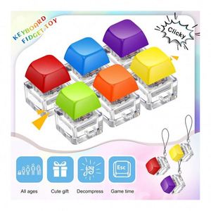 Llavero de Lujo con Tecla Personalizada de Aluminio CNC para Entusiastas y Coleccionistas de Teclados Mecánicos, con Caja de Regalo - Product Image 6