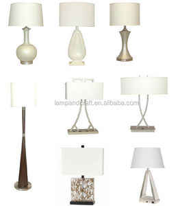 New Hotel Collection Industrial Style LED Lamp Set Fabric Shade Floor Table Wall Lamps for Guest Room - Product Image 4