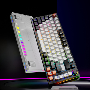 <span class=keywords><strong>Clavier</strong></span> mécanique de jeu de haute qualité à 83 touches, disposition 75%, avec rétroéclairage RVB, <span class=keywords><strong>clavier</strong></span> mécanique de jeu <span class=keywords><strong>compact</strong></span> personnalisé avec bouton - Product Image 3