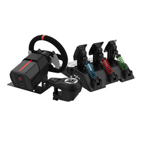 Volant de jeu de simulation de course PXN V10 3 en 1 avec retour de force pour PS4