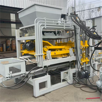Machine de fabrication de blocs de ciment entièrement automatique QT4-15, machine à briques creuses en béton, machine à pavés, machine à bordures, excellent service