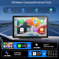 Écran CarPlay de 10.1 pouces pour véhicules plus grands Écran tactile stéréo de voiture sans fil Apple Carplay Android Auto 4K Dash Cam HD Backup Cam