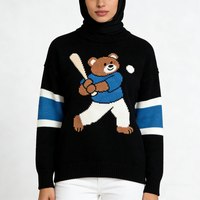Pull en maille de luxe pour femme, style coréen, col boutonné, anti-plis, 220g, manches longues, édition limitée, collection automne
