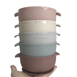 Custom Silicone <strong>Bowl</strong> for Kid Non-slip Dishwasher <strong>Microwave</strong> Safe Suction <strong>Bowl</strong> Divided Unbreakable Silicone Kids Suction <strong>Bowls</strong> - Product Image 1