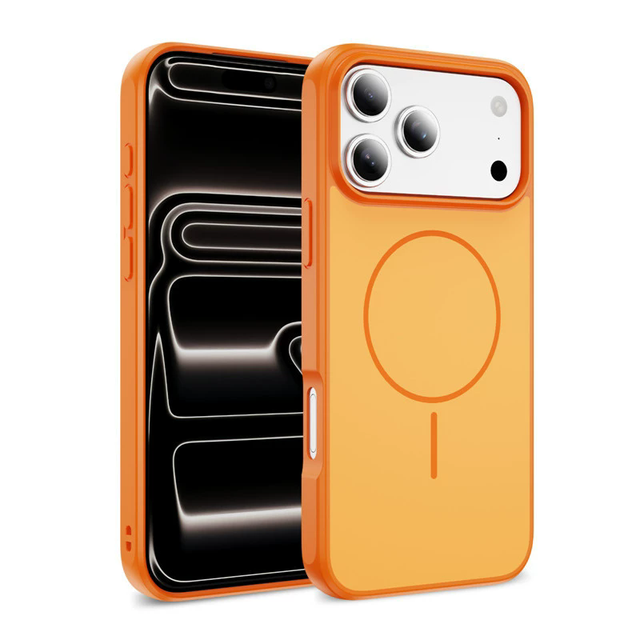 Lightweight Magnetic Mobile Phone Case for iPhone 15 16 17 Promax Matte Skin-Feel Shockproof Protective Cover Wholesale