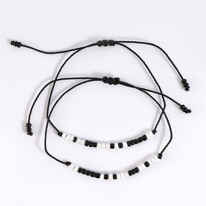 <strong>Morse</strong> <strong>Code</strong> <strong>Bracelet</strong> Couples Matching <strong>Bracelets</strong> for Him and Her Boyfriend and Girlfriend Mother and Daughter - Product Image 4