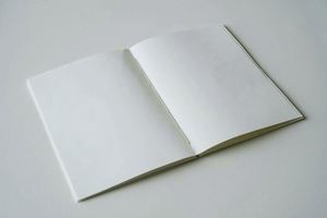 Custom Leather Hardcover Summer Minimalist Style Thread Sewing Bound High-quality Watercolor Notebook - Product Image 3