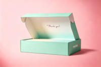Cajas de Correo con Logotipo Personalizado Impreso en Color Bronceado, Cajas de Cartón para Aviones, Embalaje de Papel con Protección UV, Forradas con Esponja, Ecológicas, Venta al Por Mayor