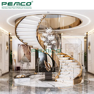 <span class=keywords><strong>Precio</strong></span> de fábrica, <span class=keywords><strong>escalera</strong></span> espiral, interior, hogar, banda de rodadura de madera, <span class=keywords><strong>barandilla</strong></span> de vidrio, <span class=keywords><strong>escalera</strong></span> en espiral curva - Product Image 6