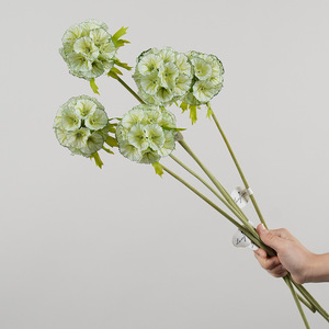 Arrangements floraux décoratifs en PVC blanc et vert, fleurs artificielles de type moulin à vent Greenway, plantes entières pour les fêtes et les festivals - Product Image 1