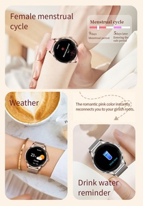 <span class=keywords><strong>Reloj</strong></span> <span class=keywords><strong>Inteligente</strong></span> HK38 de Lujo para <span class=keywords><strong>Mujer</strong></span>, Pantalla AMOLED de 1.19'', Caja con Diamantes, Llamadas Bluetooth, <span class=keywords><strong>NFC</strong></span>, IP68, Monitor de Frecuencia Cardíaca y SpO2, Correa de Malla Delgada, Venta al Por Mayor OEM - Product Image 5
