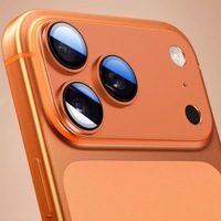 Film protecteur d'objectif monobloc givré pour iPhone 17/18 Pro Max, base de film d'objectif monobloc, résistant aux rayures