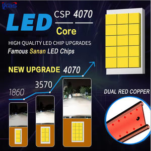 IKAS Usine Bon Prix 240W 50000LM Led Phare H4 H7 H1 H3 9005 9006 9012 LED H13 Led 9004 9007 Voiture LED Phare Ampoules - Product Image 6