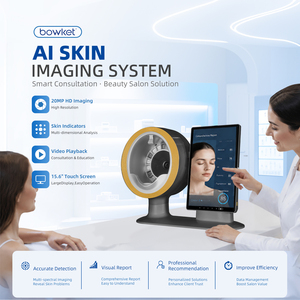 <span class=keywords><strong>BOWKET</strong></span> AI Analyseur Portable 2-en-1 Peau et Cheveux Visage Nez Tête Humidité Acné Rides Usage Commercial 15.6" - Product Image 3