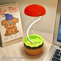 Lampe de table LED créative et mignonne en forme de hamburger avec commande par bouton et piles - Cadeau d'anniversaire pour femmes, Fête des enfants