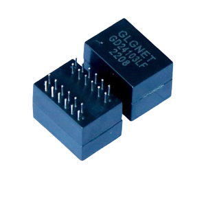 Cổng duy nhấ<span class=keywords><strong>t</strong></span> 10/100/<span class=keywords><strong>1000BASE</strong></span>-<span class=keywords><strong>T</strong></span> SMT Ethernet biến áp <span class=keywords><strong>t</strong></span>ừ <span class=keywords><strong>t</strong></span>ính cách ly 24Pin h1102nl RJ45 Mạng lọc <span class=keywords><strong>t</strong></span>ần số cao - Product Image 1