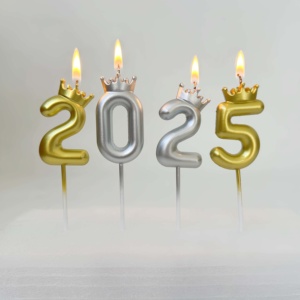Bougies d'<span class=keywords><strong>anniversaire</strong></span> personnalisées d'un an, couleur métallique, nouveau design, décoration <span class=keywords><strong>de</strong></span> gâteau pour les fêtes d'Halloween, cire <span class=keywords><strong>de</strong></span> paraffine - Product Image 5