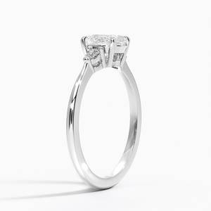 Elegant White Silver Crystal Engagement <b>Ring</b> for Women Bridal Proposal Jewelry Romantic Wedding Gift Fashion <b>Statement</b> <b>Ring</b> - Product Image 2