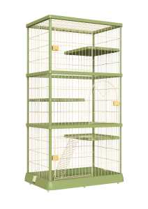 New Hot Sell High Quality Stainless Steel <strong>Pet</strong> Houses Bright Colour Three Layer Large <strong>Pet</strong> House Indoor Cat <strong>Cage</strong> - Product Image 5