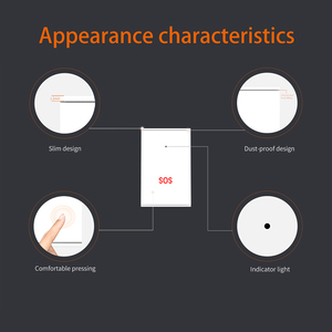 Staniot không dây SOS nút gọi nút báo cháy Báo Chí khẩn cấp push <span class=keywords><strong>button</strong></span> IOT thông minh khẩn cấp hoảng loạn - Product Image 2