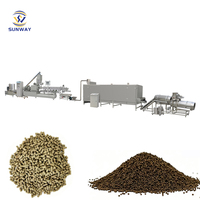 Équipement de fabrication de granulés flottants pour aliments aquacoles, ligne de production, machine extrudeuse d'aliments aquatiques, fabricant, coût