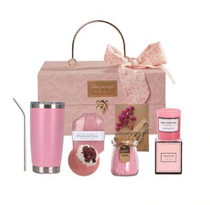 Set de Spa de Lujo para Mujer, Portátil, Recuerdos de Boda, Regalo para el Día de la Madre y Cumpleaños, Paquete de Autocuidado en Color Rosa Femenino 2025 - Product Image 1
