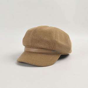 Nouveau Béret en Sergé Automne Hiver 2024 pour Femme – Chapeau Décontracté et Polyvalent, Casquette Newsboy Chaude et Tendance - Product Image 6