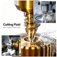 Fluide de coupe semi-synthétique industriel à faible émission de brume, antibactérien, pour l'usinage général des métaux