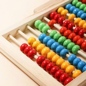 Juguete de Matemáticas Clásico de Madera para Niños, Ábaco para el Aprendizaje de Sumas, Restas y Conteo - Product Image 4