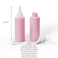 Bouteilles en plastique personnalisées de nouvelle conception, bouteilles vides pour huile capillaire, bouteilles à presser pour soins capillaires, applicateur à bec torsadé pour emballage de produits de soin de la peau