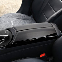 Couvercle de rangement pour l'accoudoir central en fibre de carbone pour Mercedes benz c Glc Classe E W205 X253 C253 W213 2015-2022 Kit
