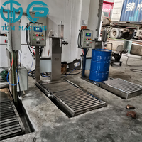 Mesin Pengisi Cairan Otomatis Penuh 200L Presisi Tinggi untuk Bahan Kimia dan Cat
