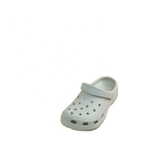 Light Blue Plastic <b>Clogs</b> Open Toe EVA Outsole Breathable Summer <b>Slippers</b> - Product Image 1