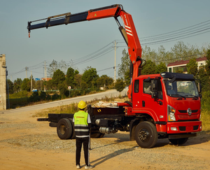 Grúa Plegable Montada en Camión, Nueva, Precio de Fábrica, SPK23500, 10 Toneladas, Sistema Totalmente Hidráulico con Motor y Componentes de Engranajes - Product Image 6