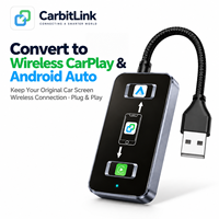 Fournisseur OEM ODM Adaptateur sans fil CarPlay Android Auto CarbitLink V851S3 en aluminium avec câble intégré pour voitures chinoises – Vente en gros