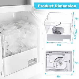W10347093, WPW10347093 Seau à glace compatible avec les réfrigérateurs Whirlpool, Maytag, KitchenAid, Jenn-Air, etc. - Product Image 4